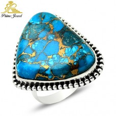 Gümüş Turkuaz Yüzük